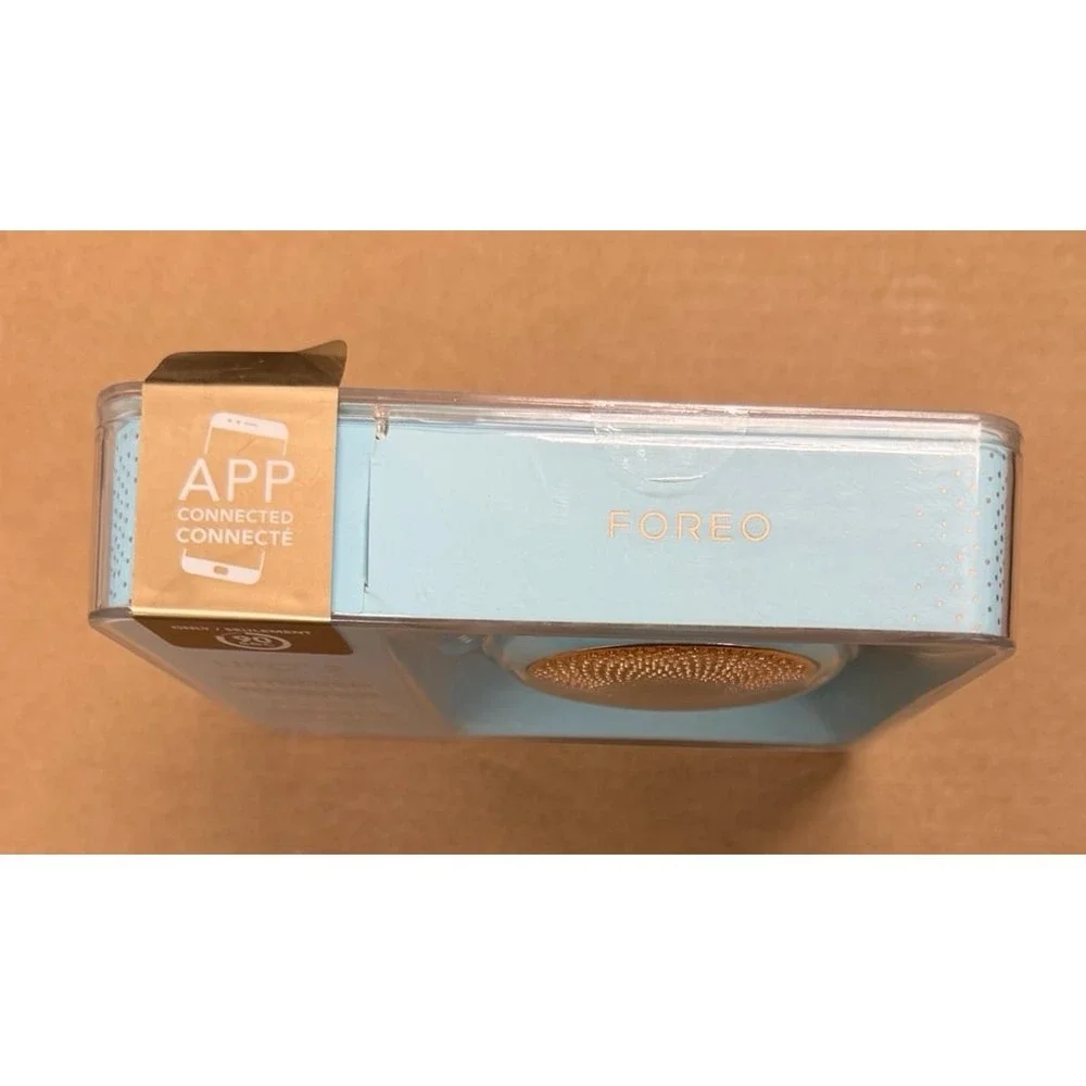 Foreo UFO 2 Mint Heated‎ LED Power Mask Blue Gold